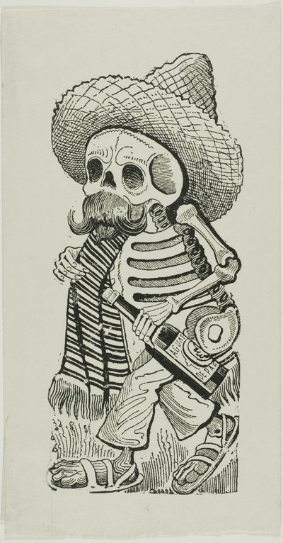 Calavera van Francisco Madero, van Calavera Maderista door José Guadalupe Posada