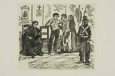 Corrido: De sterfkamer van een veroordeelde man door José Guadalupe Posada