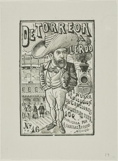 Van Torreón naar Lerdo door José Guadalupe Posada