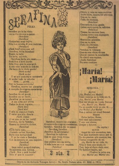 Serafina door José Guadalupe Posada