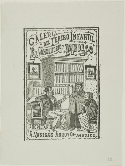 De dokterspraktijk door José Guadalupe Posada