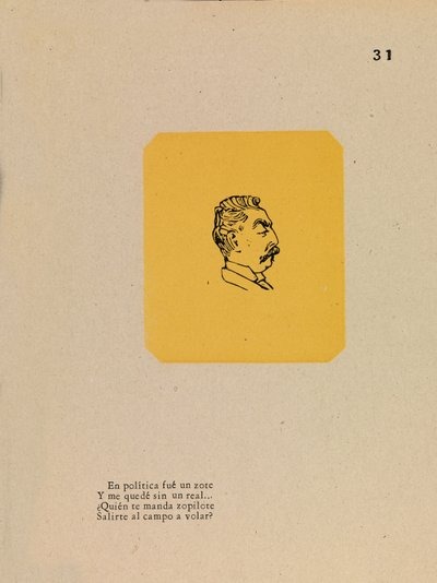 De eerlijke politicus door José Guadalupe Posada