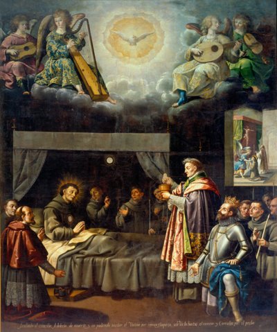 De Laatste Communie van Sint Bonaventura door José Juárez