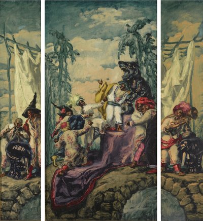 Zomer - Afrika drieluik, 1917-1918 door José María Sert