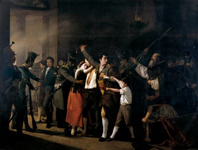 Executie van de Spaanse patriotten in Buen Suceso (bij zonsopgang op 3 mei 1808) door José Marcelo Contreras y Muñoz