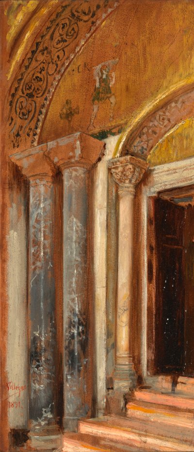 Deur San Marco, Venetië, 1891 door José Villegas Cordero