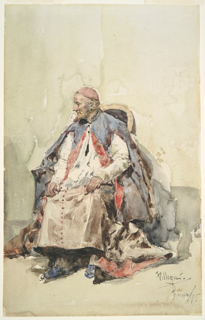 Portret van een kardinaal door José Villegas Cordero