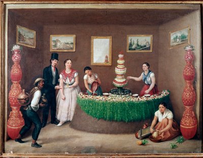 Chufa horchata verkopers (orxata de xufa of orxata de xufla) drank uit de regio Valencia, Spanje door Jose Agustin Arrieta