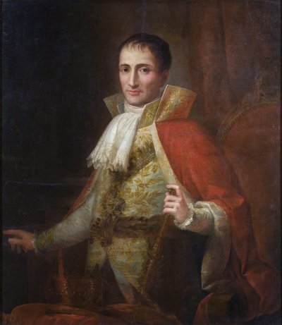 Portret van koning Jozef I van Spanje door Jose Bernat Flaugier