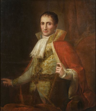 Portret van koning Jozef I van Spanje door Josée Flaugier