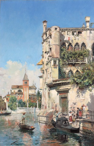 Palazzo Contarini, Venetië door Jose Gallegos Arnosa