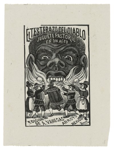 El Testarazo del Diablo, c.1900, gedrukt 1942 door José Guadalupe Posada