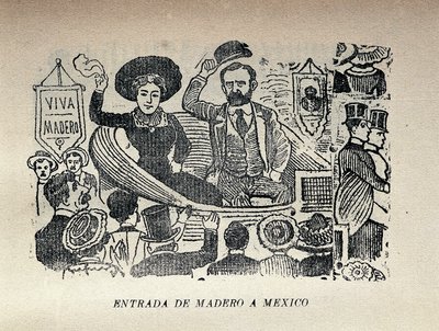 Entrada de Madero a Mexico door José Guadalupe Posada