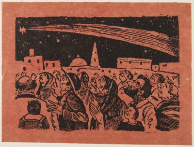 Grote komeet door José Guadalupe Posada