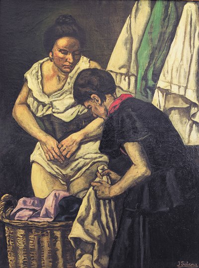 De Wasvrouwen door Jose Gutierrez Solana