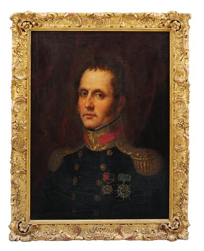 Portret van Kapitein Samuel Edward Cook, R.N., ca.1830 door José Gutiérrez de la Vega