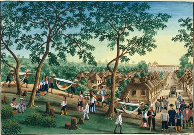 Manilla en zijn omgeving: Uitstapje naar het Antipolo-feest door Jose Honorato Lozano