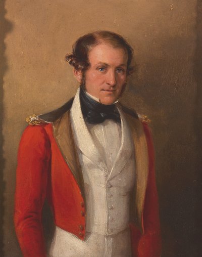 Luitenant-kolonel (later luitenant-generaal) William Anson McCleverty, 48e Regiment door Jose Maria Escacena y Daza
