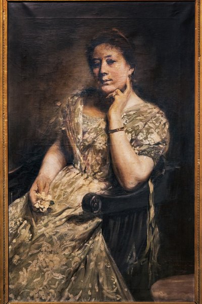 Portret van een Dame door Jose Villegas Cordero