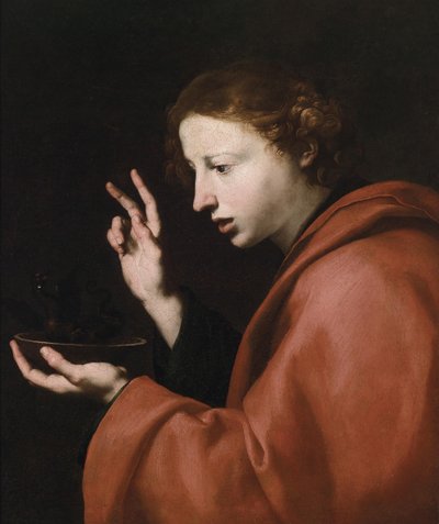 Sint Johannes de Evangelist door Jose de Ribera