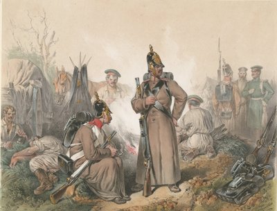 Een scène uit de Onafhankelijkheidsoorlog in Hongarije in 1849, ca. 1849 door Josef Anton Strassgschwandtner