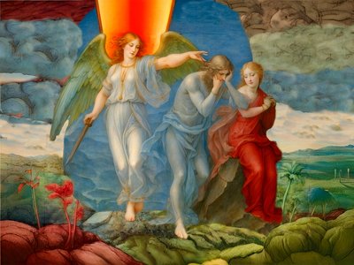 Verdrijving uit het paradijs door Josef Johann Michel
