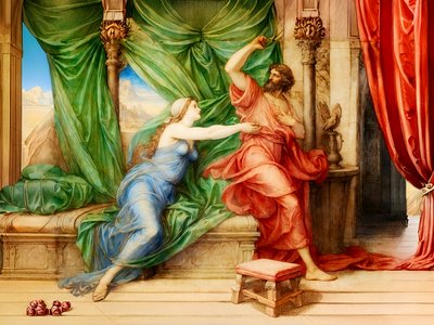 Jozef en de vrouw van Potifar door Josef Johann Michel