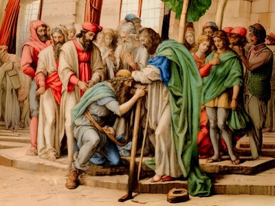De Selectie van Jozua door Josef Johann Michel