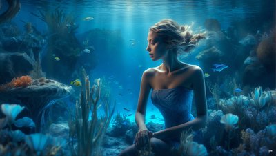 Dreamcore-waterwereld 03 door Josef Johann Michel