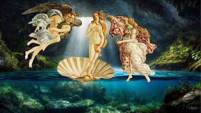 De geboorte van Venus door Josef Johann Michel