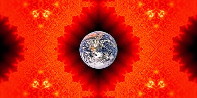 Zon: Uitzicht op aarde vanaf de zon 1 door Josef Johann Michel