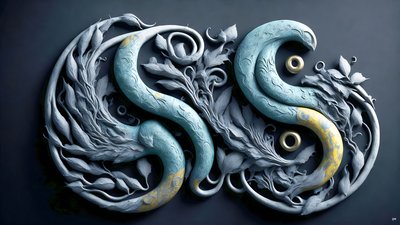 Yin en Yang concept _01 door Josef Johann Michel