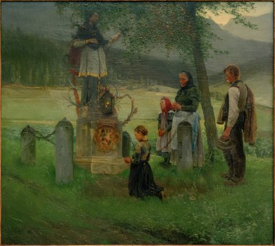 Devotie voor het Nepomukbeeld in Gaming door Josef Kinzel