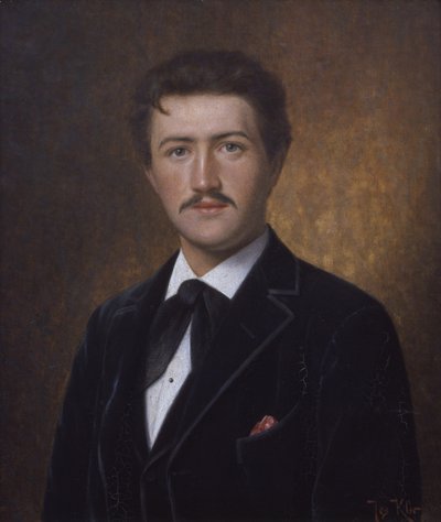 Josef Suk (1874-1935) op 21-jarige leeftijd door Josef Klír