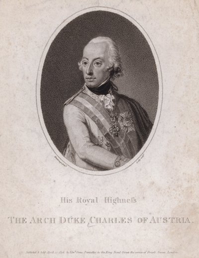 Aartshertog Karel, Hertog van Teschen, Oostenrijkse soldaat door Josef Kreutzinger