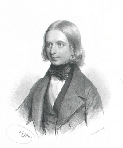 Giulio Regondi door Josef Kriehuber