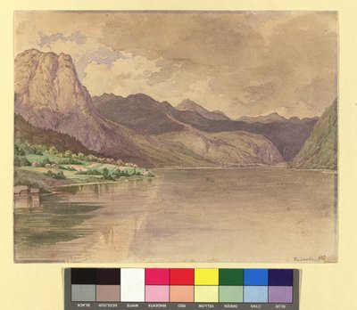 Grundlsee door Josef Kriehuber