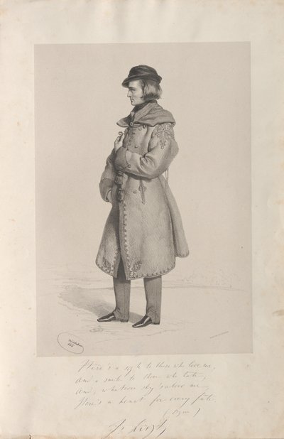 Portret van Franz Liszt door Josef Kriehuber