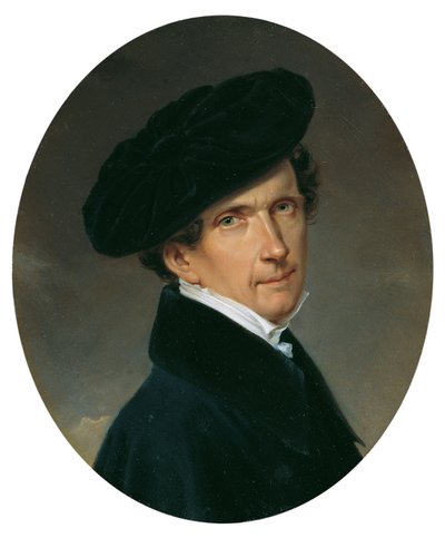 Zelfportret door Josef Lambert Denk