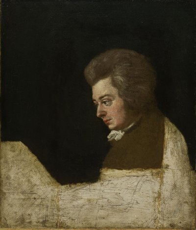 Wolfgang Amadeus Mozart 1756-1791, 1789 door Josef Lange