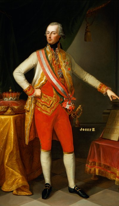 Portret van Jozef II door Josef and Mayrhofer Friedrich Kiss
