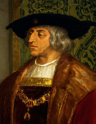 Portret van Maximiliaan I van Oostenrijk door Josef and Mayrhofer Friedrich Kiss