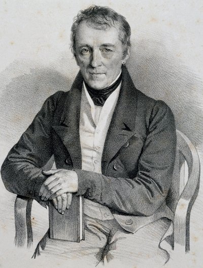 Portret van Georg Friedrich Treitschke door Josef Nikolaus Kriehuber