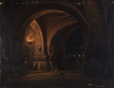 Caesar Octavianus vindt Cleopatra bij het lichaam van Antonius door Josef Platzer