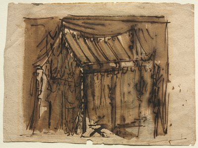 Tent recto door Josef Platzer