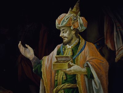 Balthasar, aanbidding van de wijzen door Josef Renzler