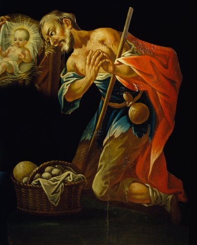 Sint Jozef en het kind Jezus door Josef Renzler