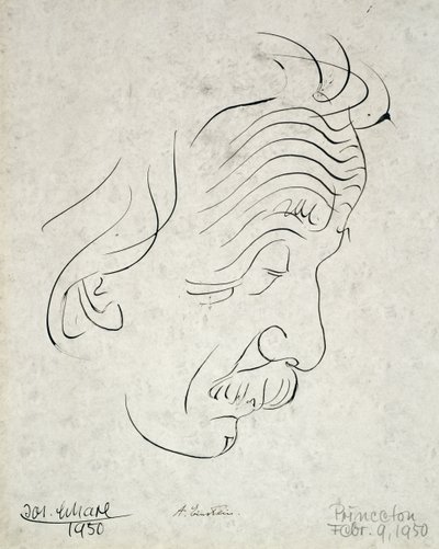 Albert Einstein door Josef Scharl