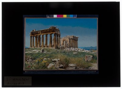 Griekse tempel, Athene door Josef Theodor Hansen