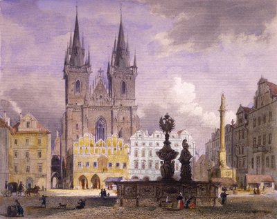 Krocín-fontein, Praag, 1864 door Josef Vojtech Hellich
